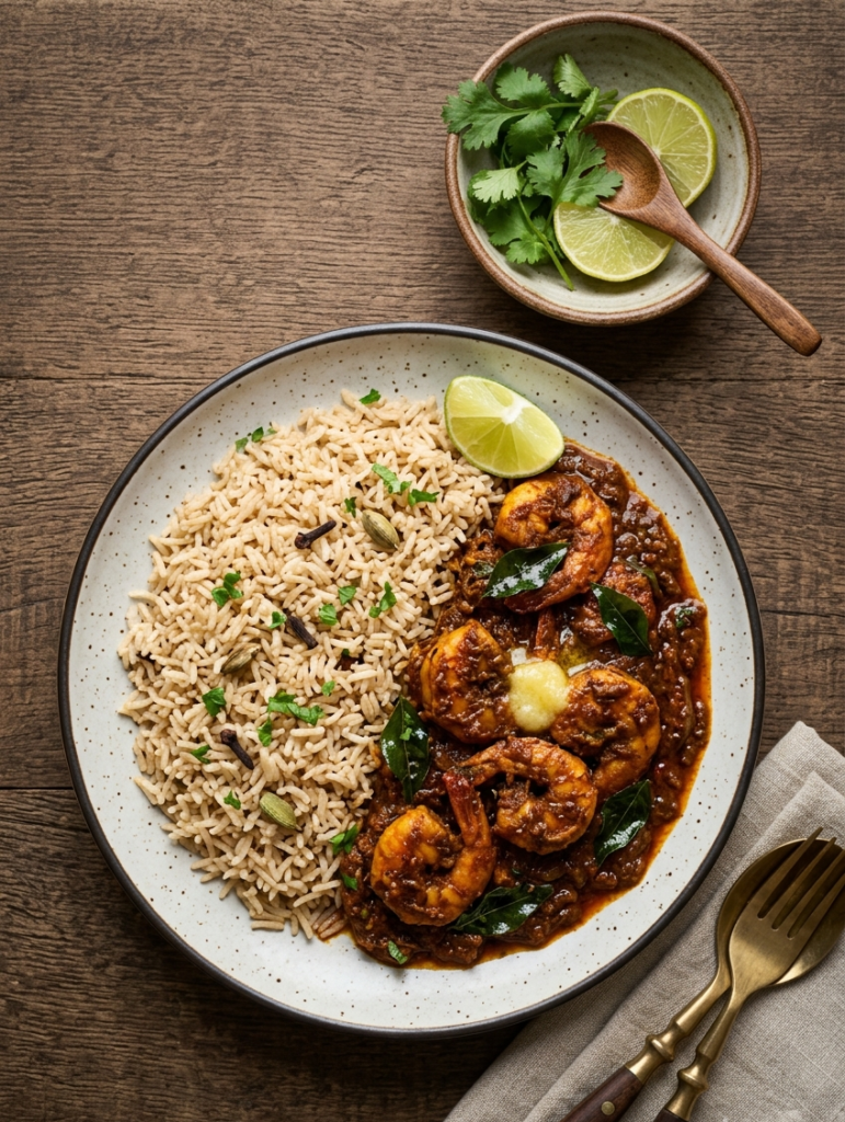 Bagara Prawn Ghee Roast